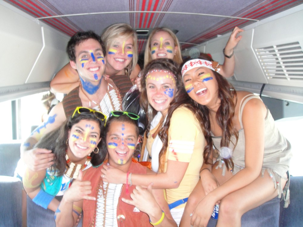 Maddy and friends showing their Bruin Pride----Photo Credit: Maddy Grubman