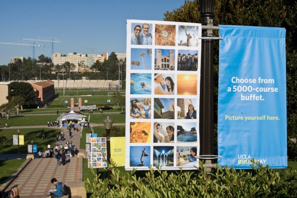 View of Janss Steps on UCLA Bruin Day 2011---Photo Credit: Reed Hutchinson