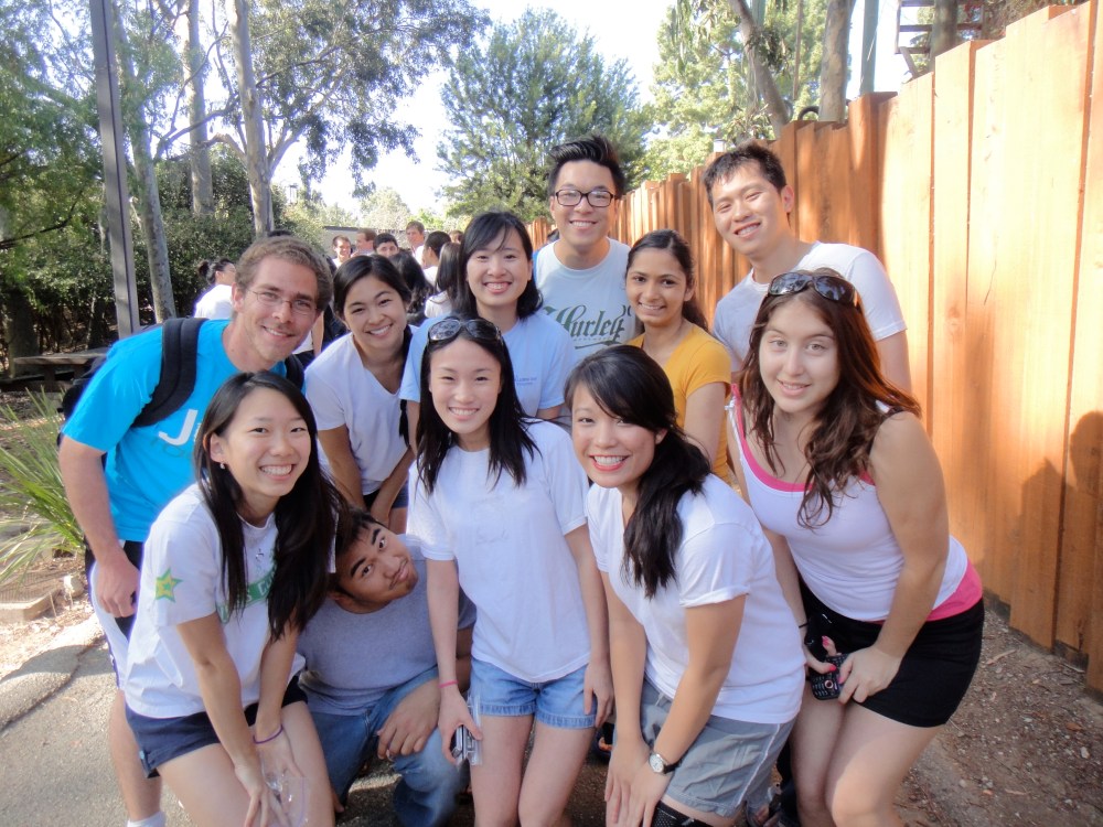 El & friends before Holi----Photo Credit: Eleanor Fang