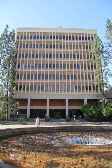 The Inverted Fountain in front of Franz Hall---Photo Credit: UCLA Undergraduate Admissions