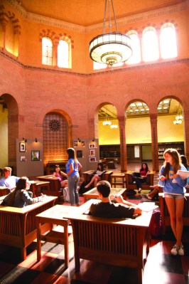 Studying in Powell Library ---Photo Credit: ©2012 Kyle Alexander