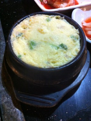 Steamed Egg at Odaesan Restaurant---Photo Credit: Hayoung Youn