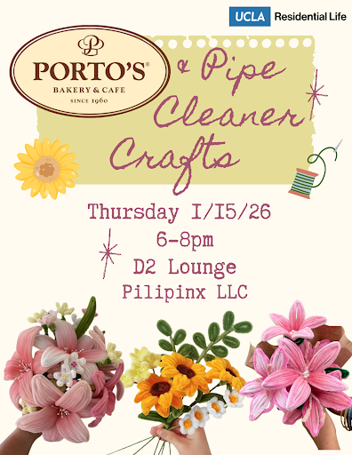 Poster Isabella made for an event for the Pilipinx LLC Instagram featuring flowers and information about a craft making event.